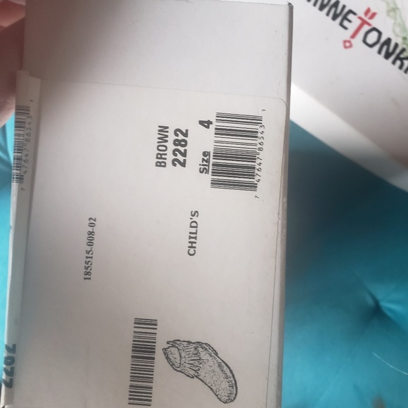 Moccasin Fringe Zip-up Booties Child Size 4 - Picture 7 of 7